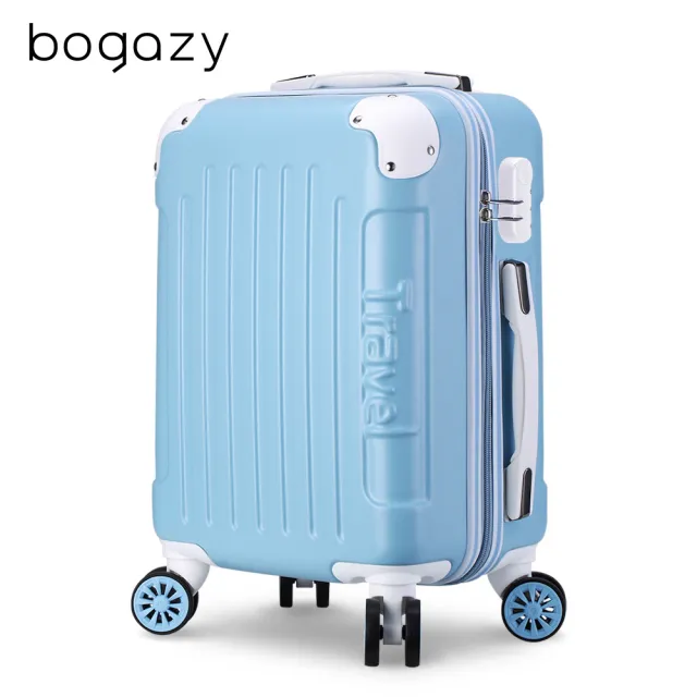 【Bogazy】時光款 18吋國旅行李箱登機箱廉航款(多色任選)