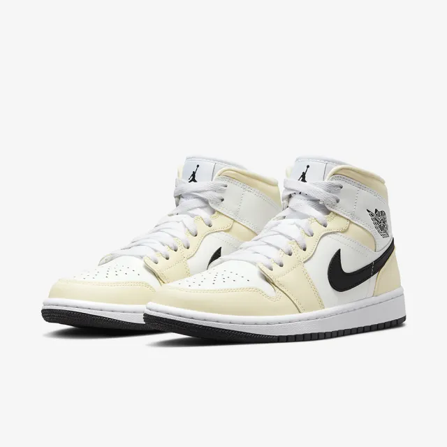 【NIKE 耐吉】WMNS AIR JORDAN 1 MID COCONUT MILK 椰奶 女鞋 中筒(BQ6472-121)