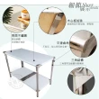 【Abis】客製商品-豪華升級版60x120CM二層圓角430不鏽鋼桌/料理桌/工作桌/工作台/流理台(2尺X4尺)