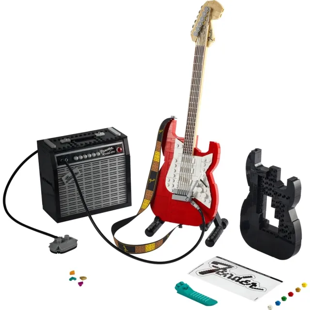 【LEGO 樂高】Ideas 21329 Fender Stratocaster(電吉他 模型)