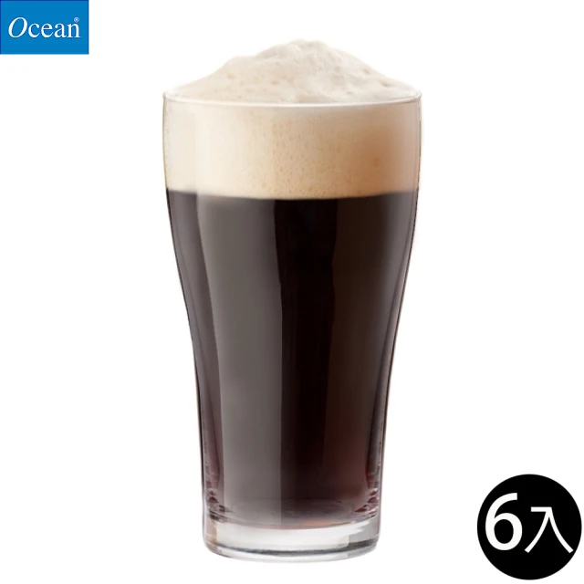 【Ocean】啤酒杯 425cc Connical系列 6入組(啤酒杯)