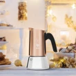 【Bialetti 比亞樂堤】Venus高帽維納斯不鏽鋼摩卡壺日落金-公司貨4杯份(電磁爐適用/咖啡機/原廠保固2年)