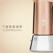 【Bialetti 比亞樂堤】Venus高帽維納斯不鏽鋼摩卡壺日落金-公司貨4杯份(電磁爐適用/咖啡機/原廠保固2年)