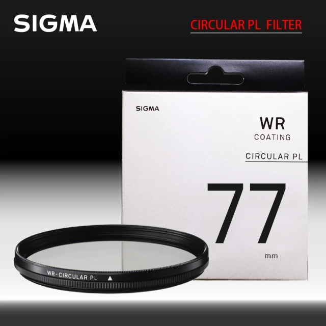 Sigma WR CIRCULAR PL FILTER 77mm 偏光鏡 CPL撥水 防靜電(公司貨)