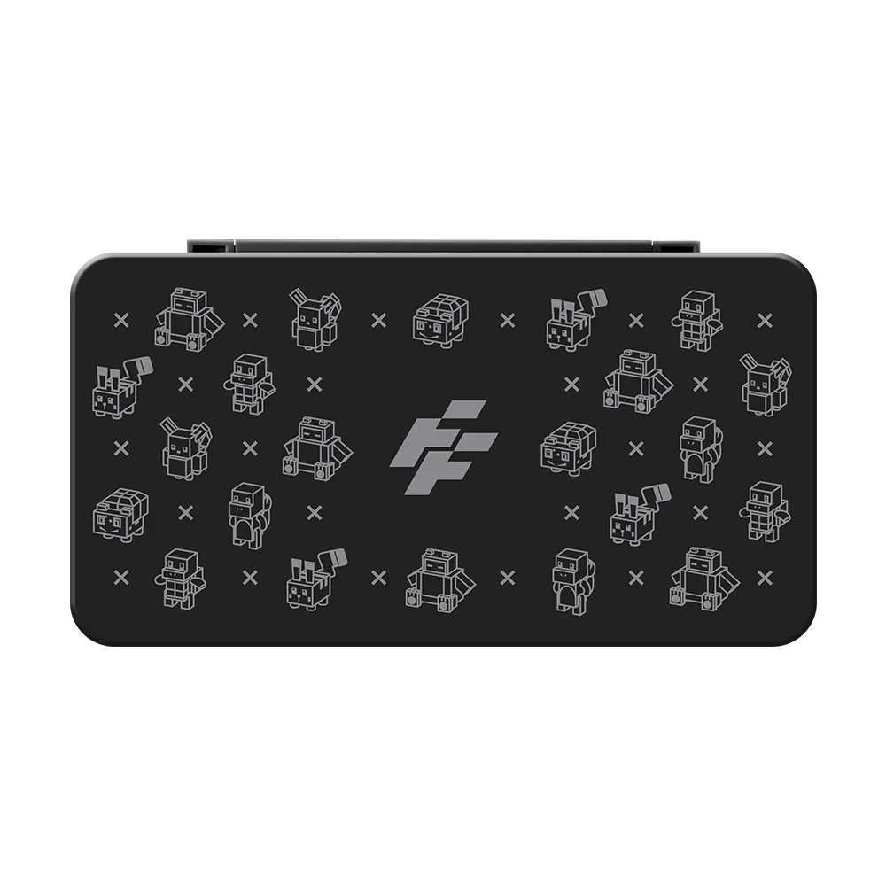 【FlashFire】switch副廠遊戲卡24片磁吸收納盒(黑色)