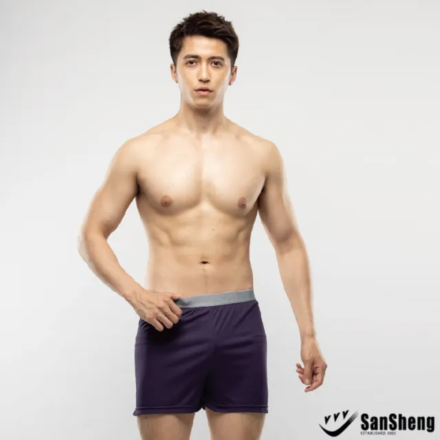 【SanSheng 三勝】6件組MIT台灣製高效導濕平口褲(瞬間涼爽 急速降溫 透氣不黏膩)