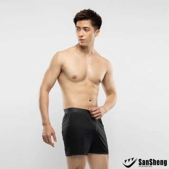 【SanSheng 三勝】6件組MIT台灣製高效導濕平口褲(瞬間涼爽 急速降溫 透氣不黏膩)