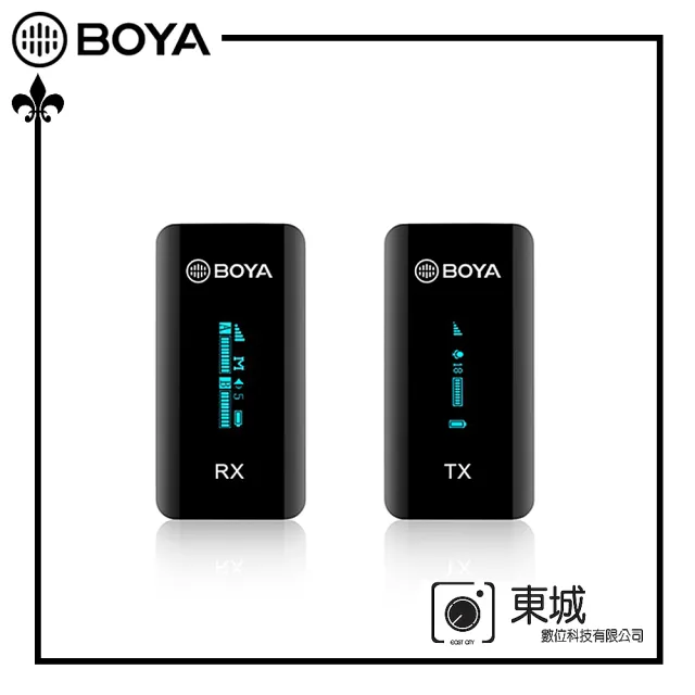 【BOYA 博雅】BY-XM6-S1 一對一雙聲道無線迷你麥克風(東城代理商公司貨)