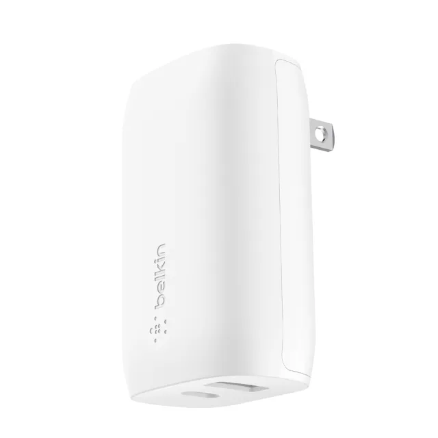 【BELKIN】25W Type-C+12W USB-A 雙孔 PD PPS充電器(白)