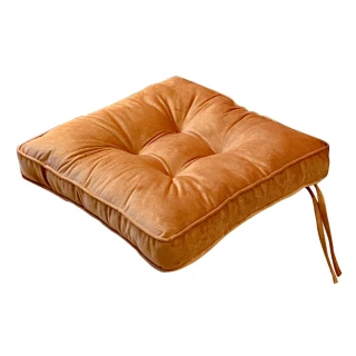 【Mega】加厚天鵝絲絨高彈方型坐墊 和室坐墊 椅墊(沙發墊)