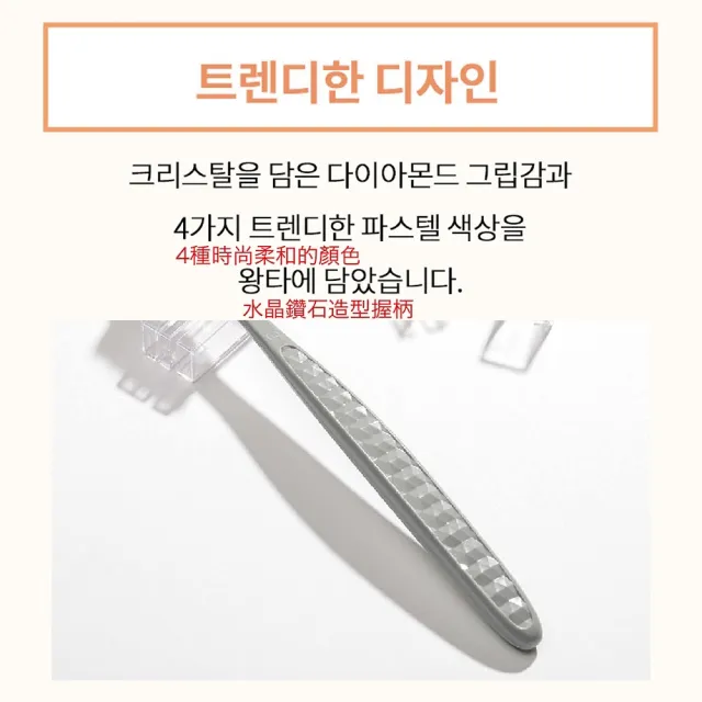 【LINOX】WANGTA韓國護齒牙刷-硬毛 10入(韓國原裝進口/硬毛牙刷/竹炭牙刷)