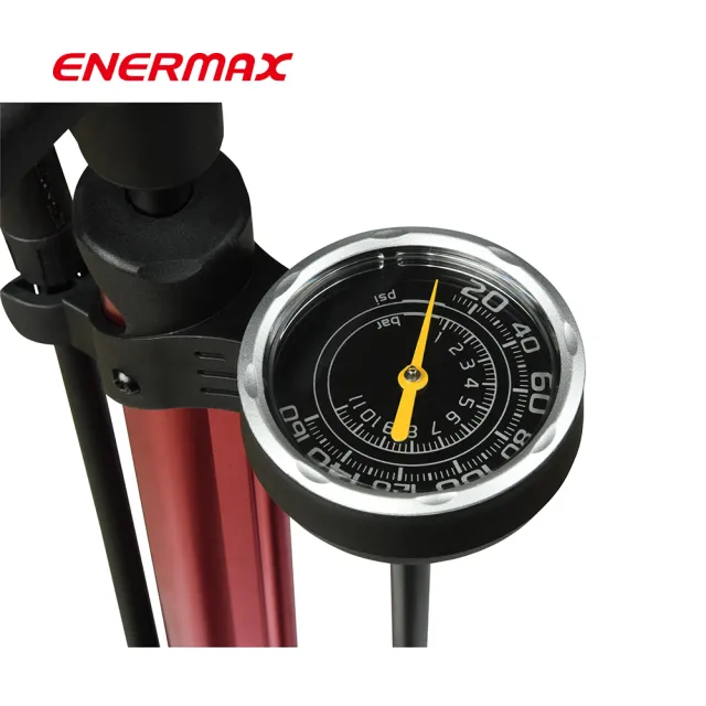 【ENERMAX 安耐美】直立式高壓打氣筒(自行車/電輔車/配件/打氣筒)
