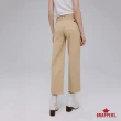【BRAPPERS】女款 Boy friend系列-中腰彈性中寬版褲(卡其)