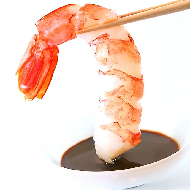 【華得水產】生食級天使紅蝦仁2包組(450g/包/ 特大尾)