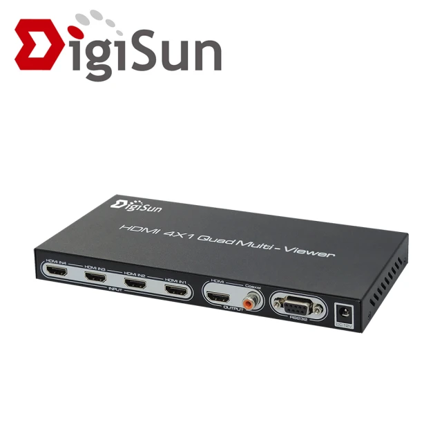 【DigiSun 得揚】MV647 1080P 4 路 HDMI 畫面分割器 無縫切換