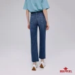【BRAPPERS】女款 Boy friend系列-中腰全棉直筒褲(深藍)