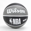 【WILSON】Wilson 籃球 7號球 NBA 隊徽系列 NETS 籃網 橡膠 運動 比賽 維爾遜 黑灰(WTB1300XBBRO)