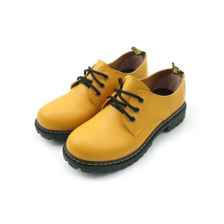 【Material瑪特麗歐】女鞋 短靴 女靴 馬丁靴 加大尺碼綁帶短版馬丁靴 TG51460(馬丁靴)