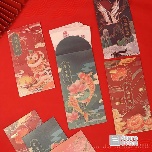 【Store up 收藏】吉祥動物款 開運新年紅包-24入(AD292)