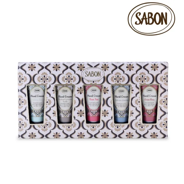 【SABON】童話迷你護手霜禮盒(護手霜10ml*5)