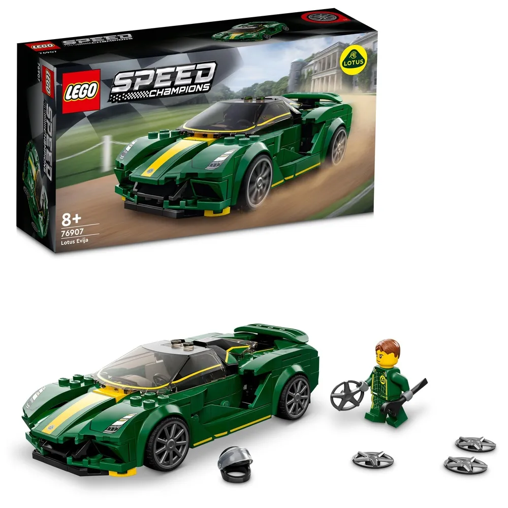 【LEGO 樂高】極速賽車系列 76907 Lotus Evija(蓮花汽車  賽車 禮物)