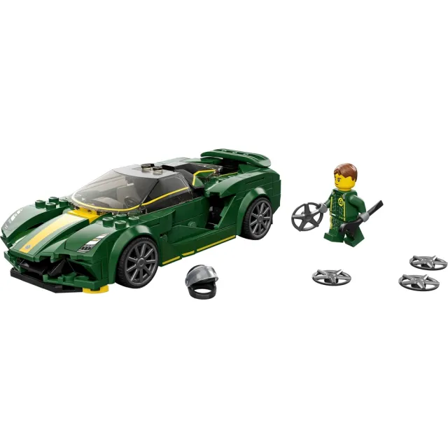 【LEGO 樂高】極速賽車系列 76907 Lotus Evija(蓮花汽車  賽車 禮物)