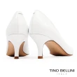 【TINO BELLINI 貝里尼】義大利進口方形鞋口6cmOL跟鞋FSDT0003(白)