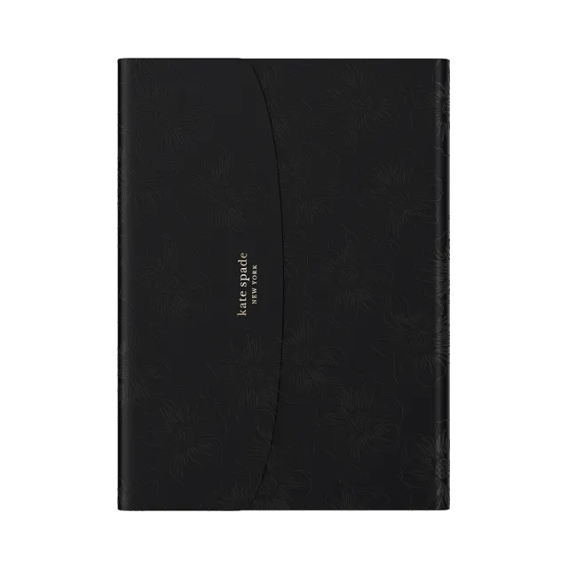 【KATE SPADE】iPad 10.2吋 蜀葵壓花保護殼/套(黑色)
