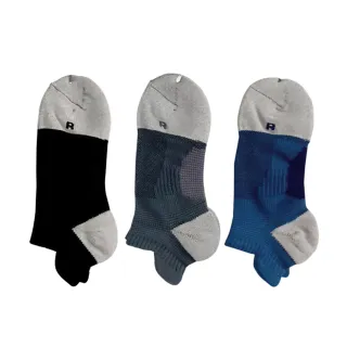 【梁衫伯】3雙組-加大款-MIT台灣製足弓除臭機能防護運動襪(3雙組-加大款)