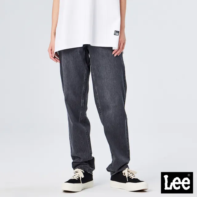【Lee】出清品-女裝 牛仔褲 / 411 高腰舒適小直筒 騎士黑 / Urban Riders 系列(LL210285353)