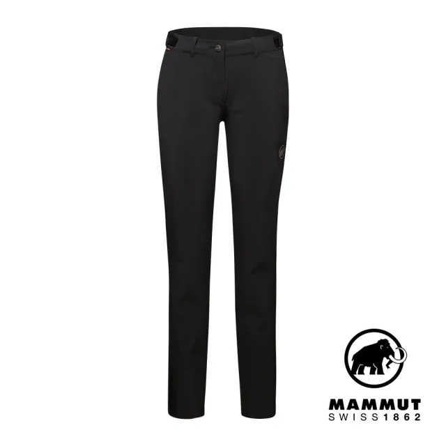 【Mammut 長毛象官方直營】Runbold Pants W 耐磨彈性機能長褲 黑色 女款 #1022-01680