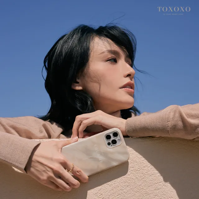 【TOXOXO】iPhone 13ProMax 6.7吋(椰影貝殼防摔手機殼)