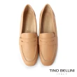 【TINO BELLINI 貝里尼】義大利進口學院休閒氣息樂福鞋FZLT0002(駝)