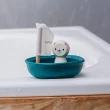 【Plantoys】木作水玩具-北極熊帆船(木質木頭玩具 洗澡戲水玩具)