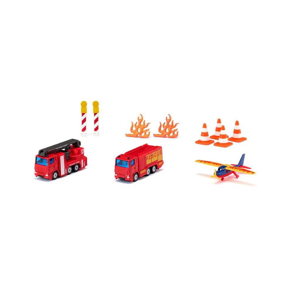 【SIKU】消防救援車禮盒組(小汽車)