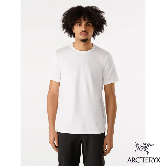 【Arcteryx 始祖鳥官方直營】男 Capitve 短袖 休閒 Tee(黑)