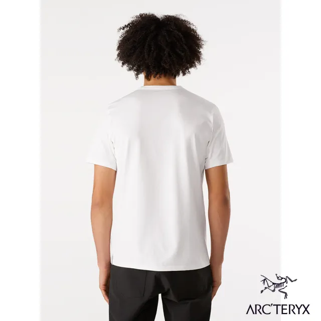 【Arcteryx 始祖鳥官方直營】男 Capitve 短袖 休閒 Tee(黑)