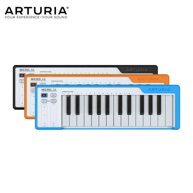 【Arturia】MicroLab 25鍵 控制鍵盤(MIDI 控制器 音樂製作 編曲 EDM 宅錄 Hip Hop)