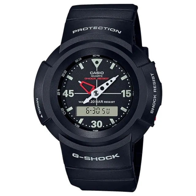 【CASIO 卡西歐】G-SHOCK經典復刻圓形系列(AW-500系列四款可選)