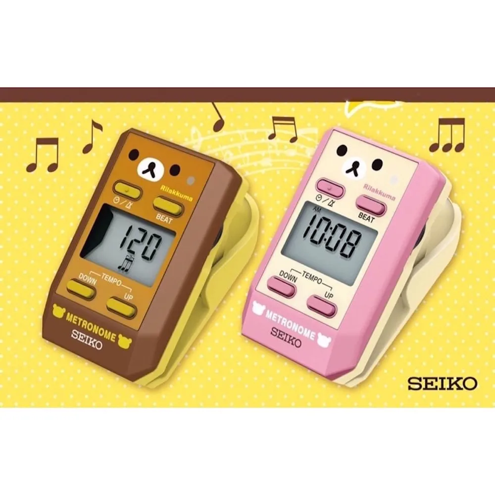 【SEIKO 精工】DM51 拉拉熊系列夾式節拍器 節拍器(拉拉熊 節拍器 夾式節拍器)