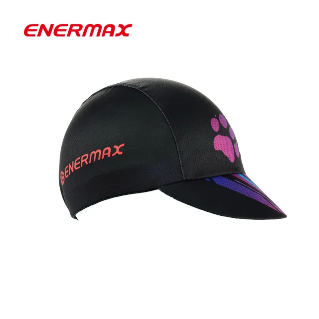 【ENERMAX 安耐美】吸濕排汗單車小帽Jack Wolfskin聯名款(單車小帽 慢跑、馬拉松、健行、日常休閒也適用)