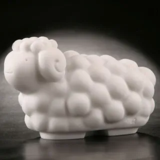 【Gallery Chuan 筌美術】好食光．幸福羊(十二生肖 羊 複合石材 石雕 送禮 藝品 藝術禮品)