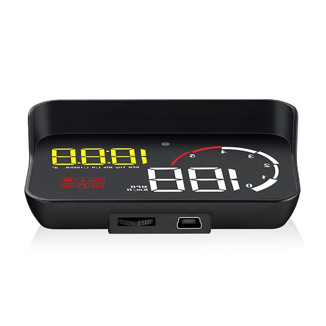 【領先者】M10 彩色高清3.8吋 HUD OBD2多功能汽車抬頭顯示器