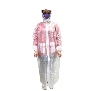 連身款一件式透明雨衣XL-2XL(雨衣/騎車/上課/上班/雨天/雨季)