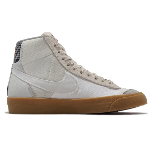 【NIKE 耐吉】休閒鞋 W Blazer Mid 77 VNTG 女鞋 男鞋 巫毒娃娃 後跟Love 灰 白 膠底(DR0977-119)