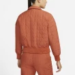 【NIKE 耐吉】外套 NSW Essentials Jkt 女款 運動休閒 梭織面料 保暖 夾克 穿搭 橘 黑(DD5121-825)