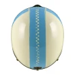 【ASTONE】SP3 AT21 彩繪 3/4半罩安全帽 復古帽 附三扣鏡(象牙白藍)