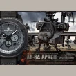 【elegantsis 愛樂時】AH-64 阿帕契直升機限量三眼計時手錶-灰(ELJX48MQS-AH64-OG02LC)