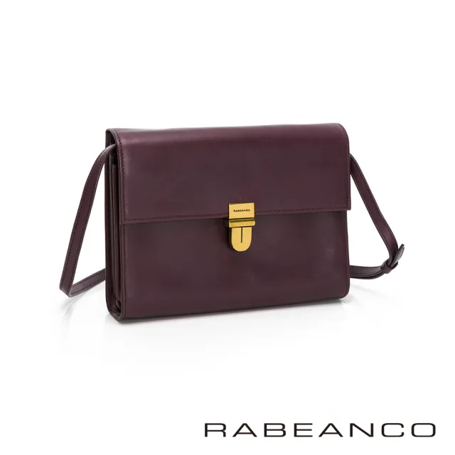 【RABEANCO】時尚風琴式設計多夾層信封包(薰衣草紫)