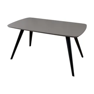 【BODEN】雷亞4.7尺工業風灰色餐桌/工作桌